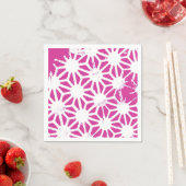 geometrisch patroon van Fuchsia Servet (Insitu)