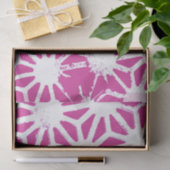 geometrisch patroon van Fuchsia Tissuepapier (Geschenk)