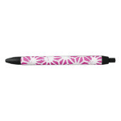 geometrisch patroon van Fuchsia Zwarte Inkt Pen (Voorkant)