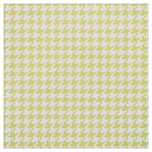 Geometrisch patroon van geel en wit stof (Swatch)