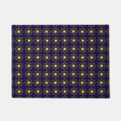 Geometrisch patroon van gele madeliefjes deurmat (Voorkant)
