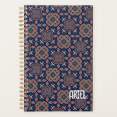 Geometrisch patroon van gepersonaliseerd Abstract  Planner (Voorkant)