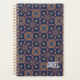 Geometrisch patroon van gepersonaliseerd Abstract  Planner