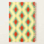 Geometrisch patroon van gepersonaliseerd Abstract  Planner (Achterkant)