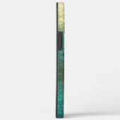 Geometrisch patroon van grijsgroene cirkels Case-Mate iPhone case (Achterkant / Rechts)