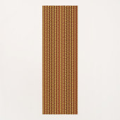 Geometrisch patroon van het natuurlijke mandje yogamat (Voorkant)