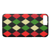 Geometrisch patroon van Holiday Harlequin Case-Mate iPhone Case (Achterkant (Horizontaal))