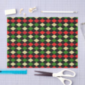 Geometrisch patroon van Holiday Harlequin Tissuepapier (Craft)