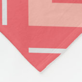 Geometrisch patroon van Kamelia 1 Fleece Deken (Hoek)