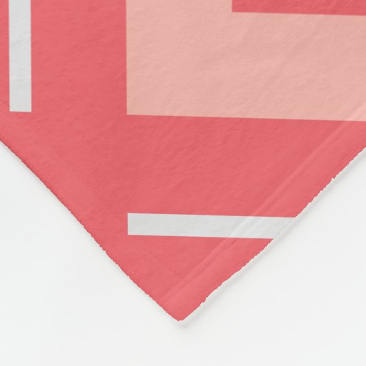 Geometrisch patroon van Kamelia 1 Fleece Deken (Hoek)