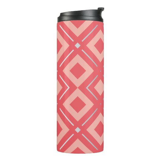 Geometrisch patroon van Kamelia 1 Thermosbeker (Gedraaid links)
