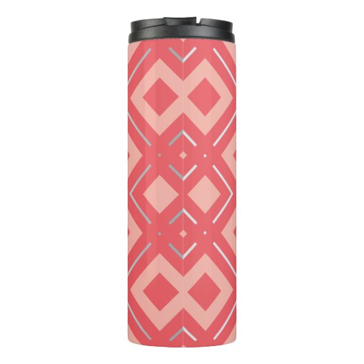 Geometrisch patroon van Kamelia 1 Thermosbeker (Achterkant)