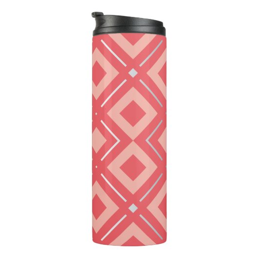 Geometrisch patroon van Kamelia 1 Thermosbeker (Geroteerd rechts)