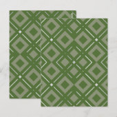 Geometrisch patroon van Kamelia 2 Briefkaart (Voorkant / Achterkant)