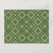 Geometrisch patroon van Kamelia 2 Briefkaart (Achterkant)