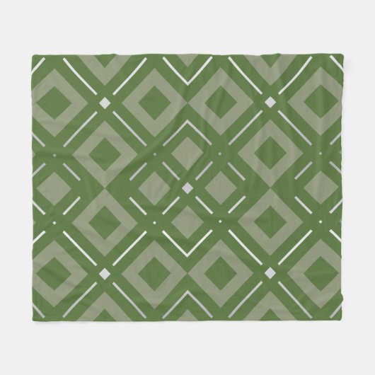 Geometrisch patroon van Kamelia 2 Fleece Deken (Voorkant (Horizontaal))