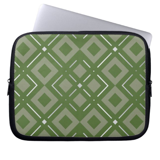 Geometrisch patroon van Kamelia 2 Laptop Sleeve (Voorkant)