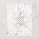 Geometrisch patroon van Kamelia 4 Feestdagenkaart (Voorkant)