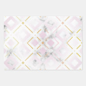 Geometrisch patroon van Kamelia 4 Inpakpapier Vel (Voorkant 3)