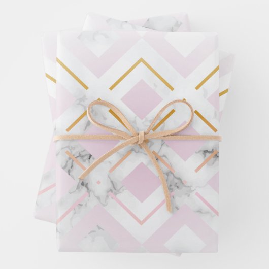 Geometrisch patroon van Kamelia 4 Inpakpapier Vel (In situ)