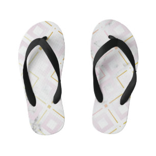 Geometrisch patroon van Kamelia 4 Kinder Teenslippers