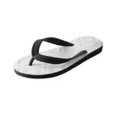 Geometrisch patroon van Kamelia 4 Kinder Teenslippers (Schuin)