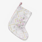 Geometrisch patroon van Kamelia 4 Kleine Kerstsok (Voorkant (Hangend))