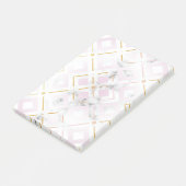 Geometrisch patroon van Kamelia 4 Post-it® Notes (Schuin)