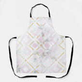 Geometrisch patroon van Kamelia 4 Schort (Voorkant)