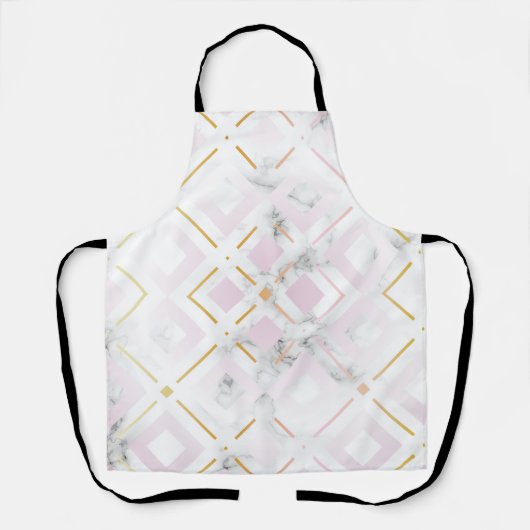 Geometrisch patroon van Kamelia 4 Schort (Voorkant)