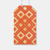 Geometrisch patroon van Kamelia 6 Cadeaulabel (Voorkant)