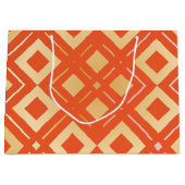 Geometrisch patroon van Kamelia 6 Groot Cadeauzakje (Voorkant)