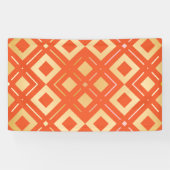 Geometrisch patroon van Kamelia 6 Spandoek (Horizontaal)