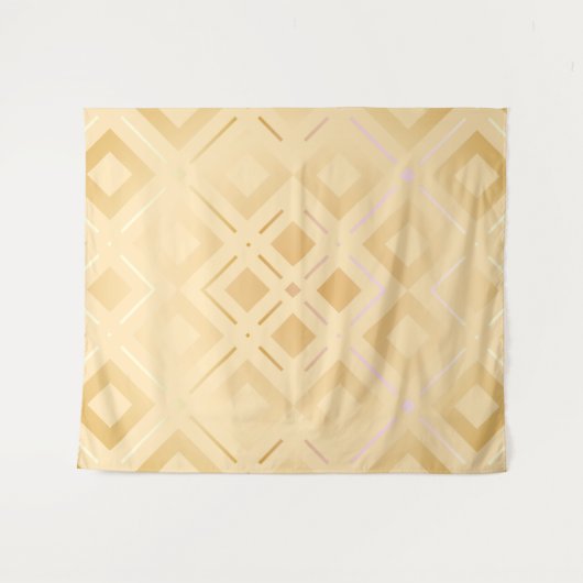 Geometrisch patroon van Kamelia 7 Wandkleed (Voorkant (horizontaal))