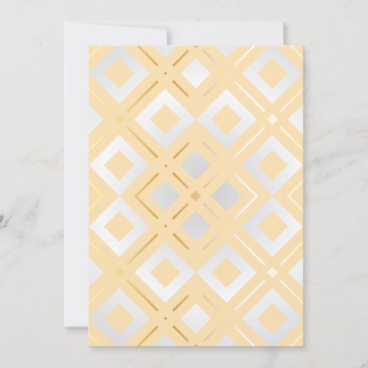 Geometrisch patroon van Kamelia 8 Bedankkaart (Voorkant)