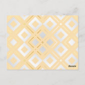 Geometrisch patroon van Kamelia 8 Briefkaart (Achterkant)