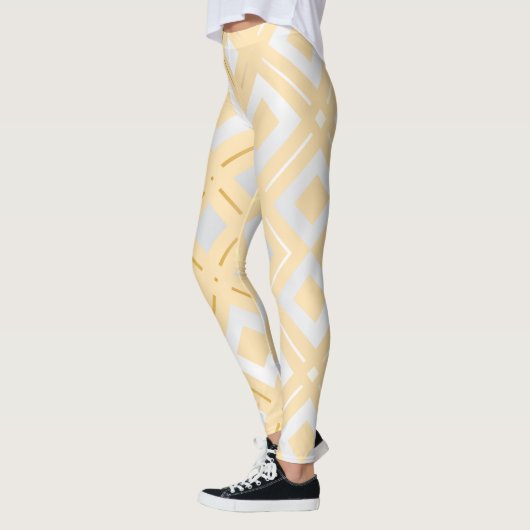Geometrisch patroon van Kamelia 8 Leggings (Links)