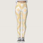 Geometrisch patroon van Kamelia 8 Leggings (Voorkant)