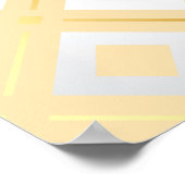 Geometrisch patroon van Kamelia 8 Poster (Hoek)