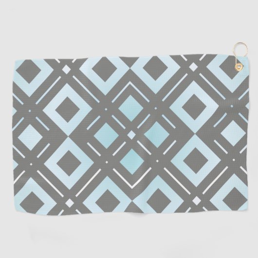 Geometrisch patroon van Kamelia 9 Golfhanddoek (Horizontaal)