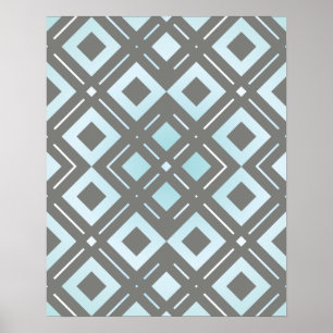Geometrisch patroon van Kamelia 9 Poster