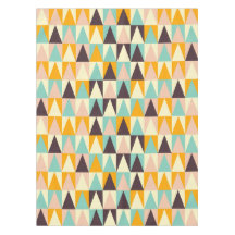 Geometrisch patroon van meerkleurige driehoeken