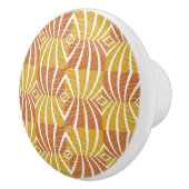 Geometrisch patroon van moderne aardmeetapparaten keramische knop (Rechts)