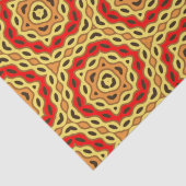 Geometrisch patroon van mozaïekkleurig Honeycomb Tissuepapier (Detail)