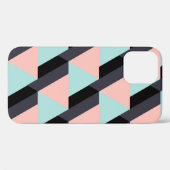Geometrisch patroon van pasteelkleuren Case-Mate iPhone case (Achterkant (horizontaal))