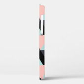 Geometrisch patroon van pasteelkleuren Case-Mate iPhone case (Achterkant / Links)
