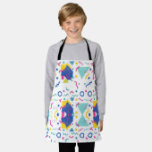 Geometrisch patroon van Retro Memphis Schort (Gedragen)