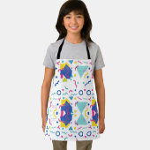 Geometrisch patroon van Retro Memphis Schort (Insitu)
