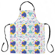 Geometrisch patroon van Retro Memphis