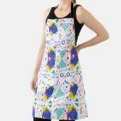 Geometrisch patroon van Retro Memphis Schort (Insitu)